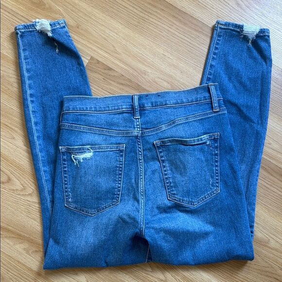 GAP Jeans True Skinny Ankle Sky High Denim Size 28 or 6 Regular High Rise - Picture 6 of 6